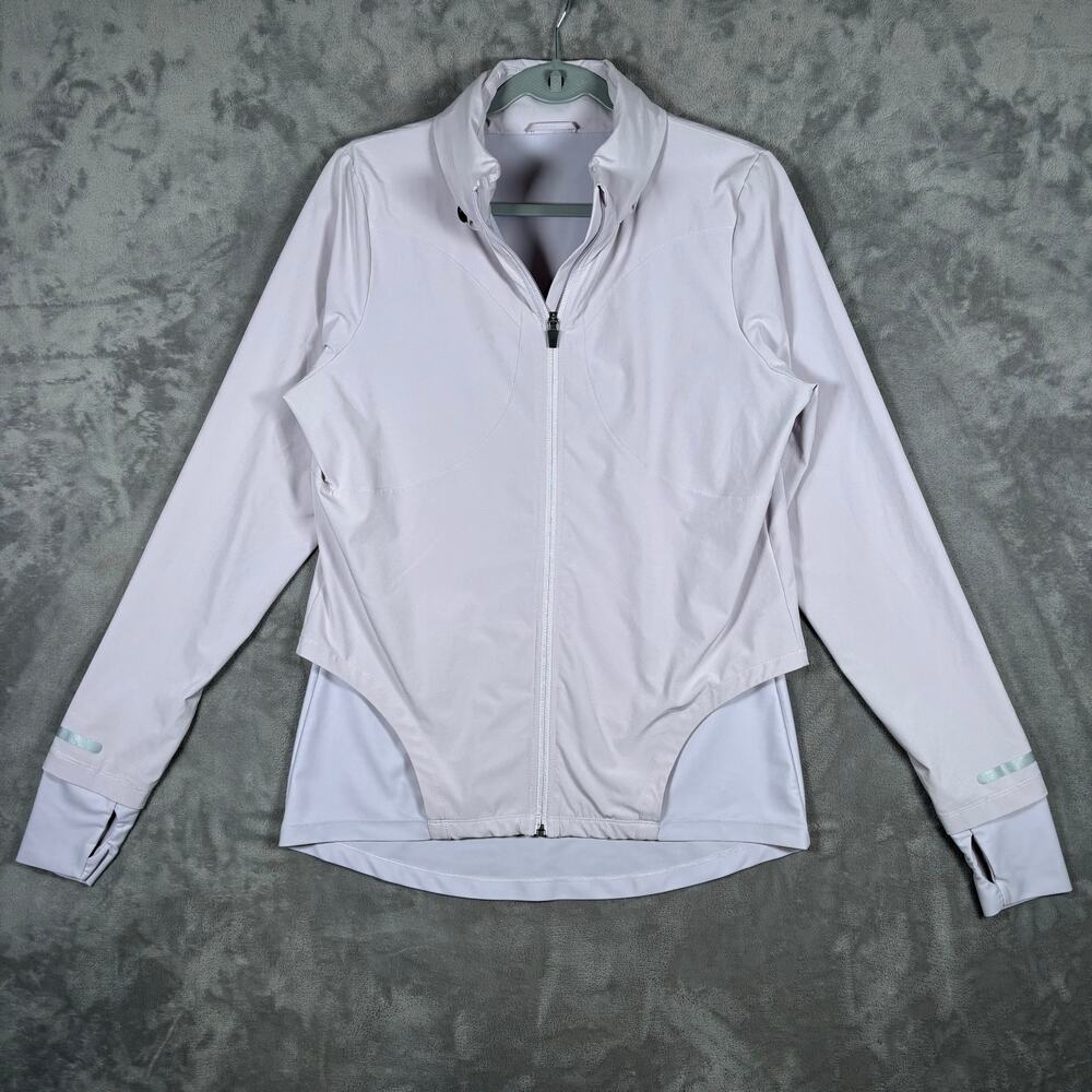 Sweaty Betty Fast Track Running Jacket Women’s Medium Lavender Hooded Zip